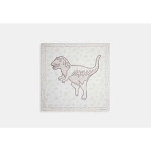 Coach Vintage Rose Rexy Print Silk Square Scarf NWT